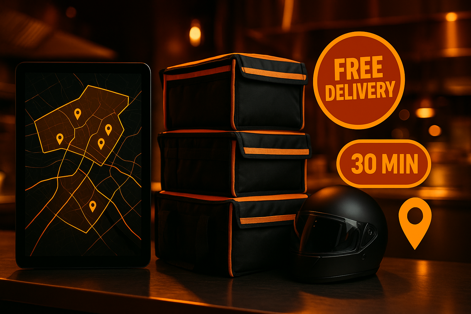 Own Your Delivery. Keep Your Revenue. — Stop paying 15-30% commission on every delivery order. Define delivery zones on a map, validate addresses at checkout, and set pricing per zone -- so you control the margins, not a third-party platform.