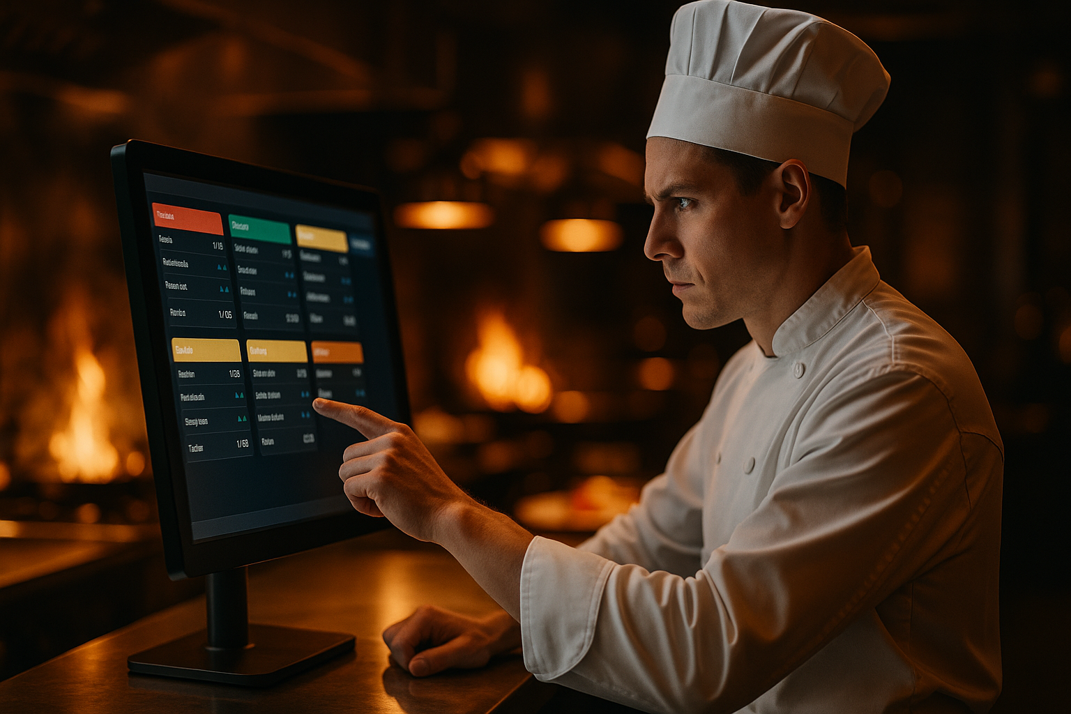 Kitchen Display System for Restaurants — Replace paper tickets with a real-time digital kitchen display. Set up stations for grill, cold kitchen, bar -- each screen shows only its own orders. Track prep status and get orders out faster.