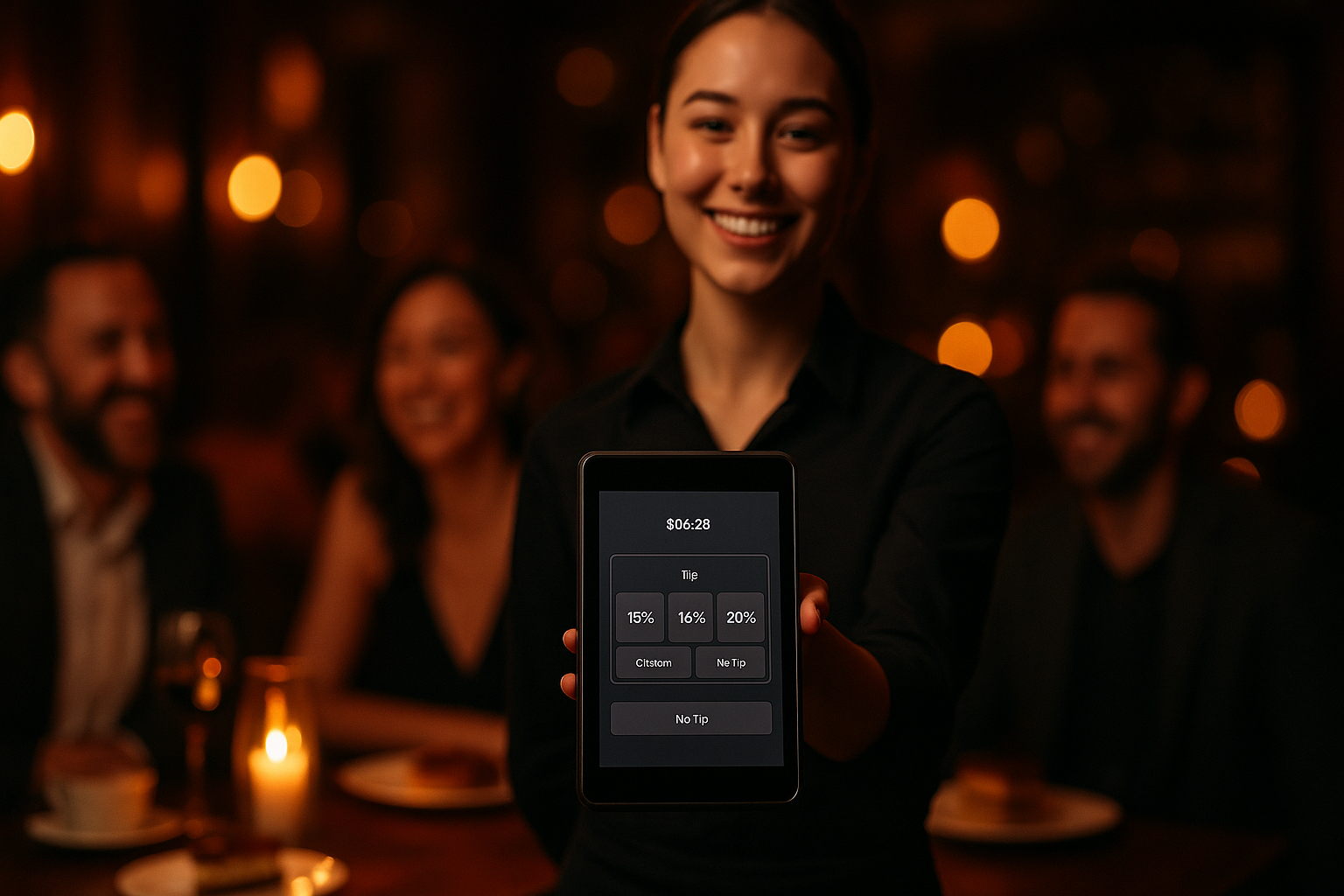 Digital Tips for Your Staff — Fewer people carry cash. Digital tipping at checkout gives your team the tips they earn, even when wallets stay in pockets.